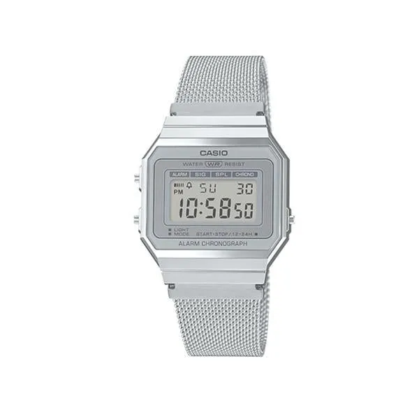 Casio Digital Watch A700WM-7AVT Silver