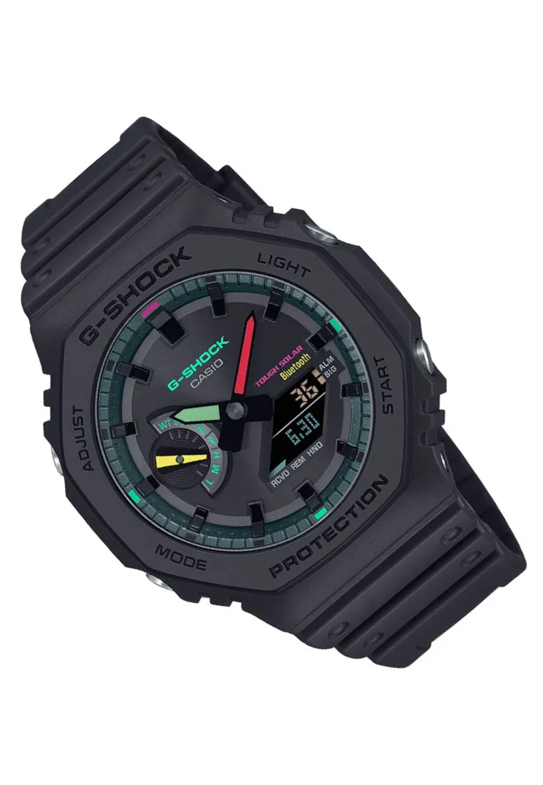 Casio G-shock GA-B2100MF-1A Digital Analog Rubber Strap Solar Watch for Men