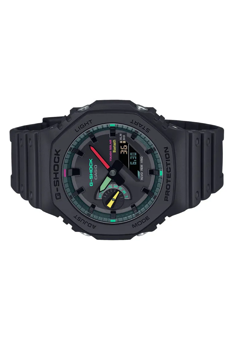 Casio G-shock GA-B2100MF-1A Digital Analog Rubber Strap Solar Watch for Men