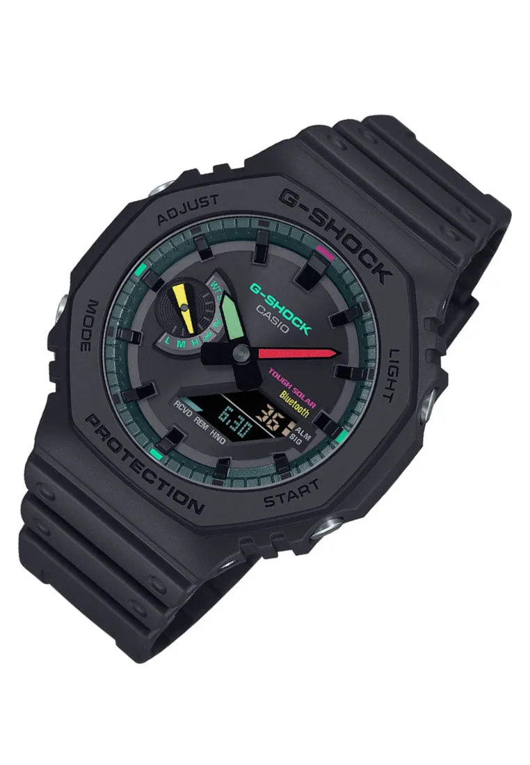 Casio G-shock GA-B2100MF-1A Digital Analog Rubber Strap Solar Watch for Men