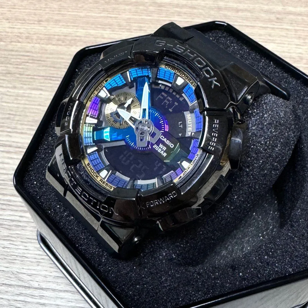 Casio GM-110B G-SHOCK Lineup Black Resin Band Watch