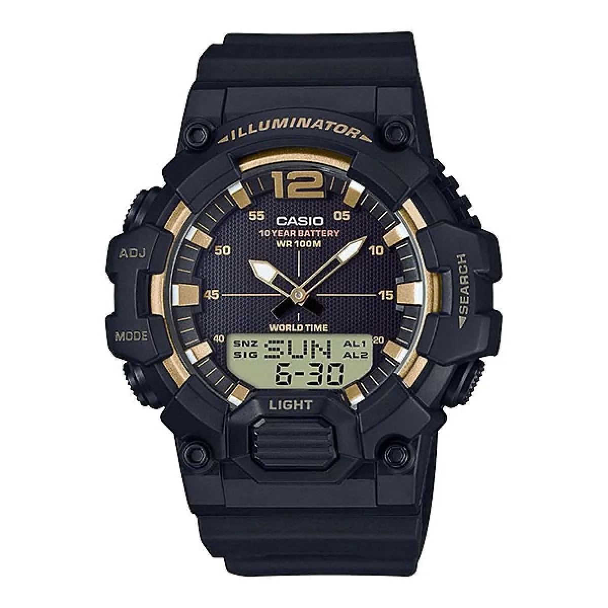 Casio HDC-700-9AVDF Black Resin Strap Watch for Men