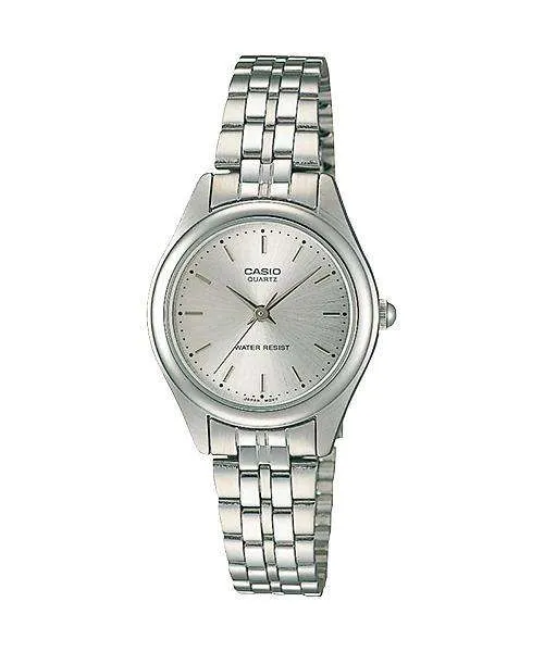 Casio LTP-1129A-7ARDF Silver Stainless Steel Strap Watch for Women