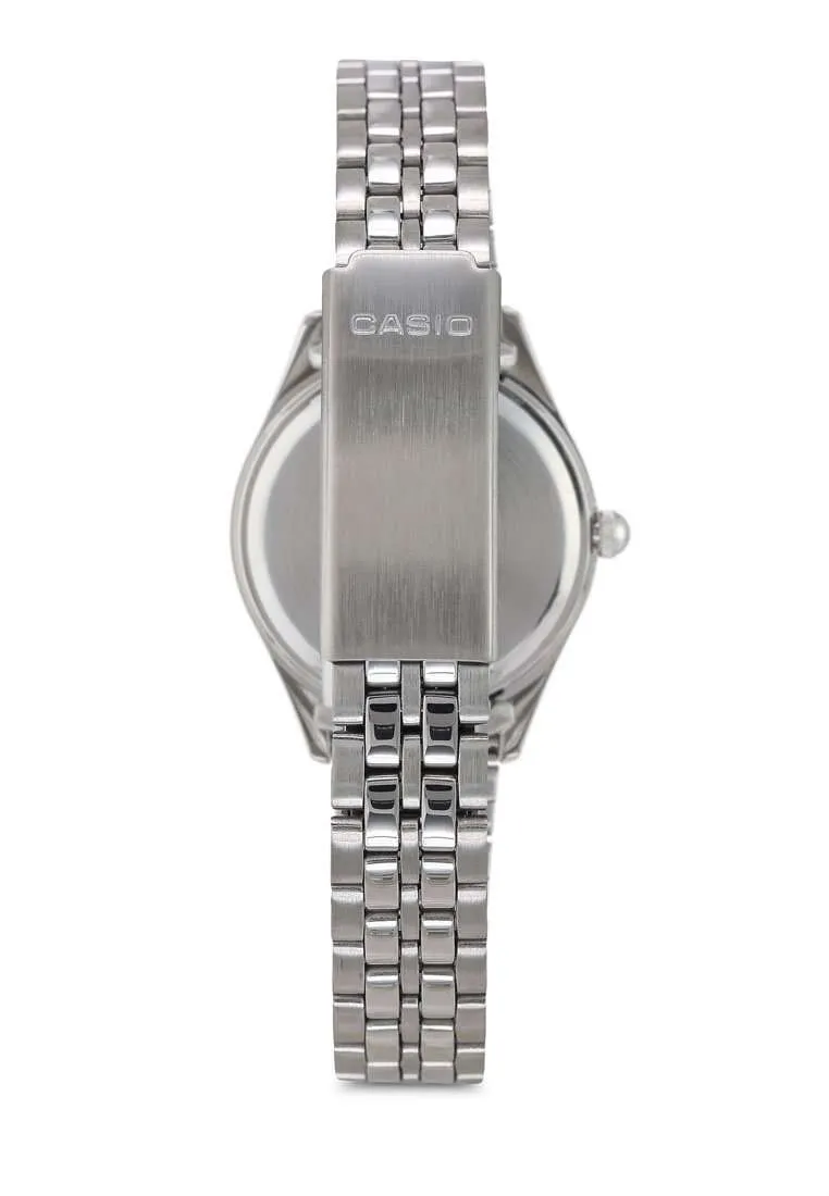 Casio LTP-1129A-7ARDF Silver Stainless Steel Strap Watch for Women