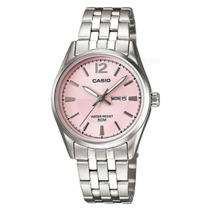 Casio LTP-1335D-5AVDF Silver Stainless Steel Strap Watch for Women