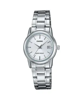 Casio LTP-V002D-7A Silver Stainless Steel Strap Watch for Women