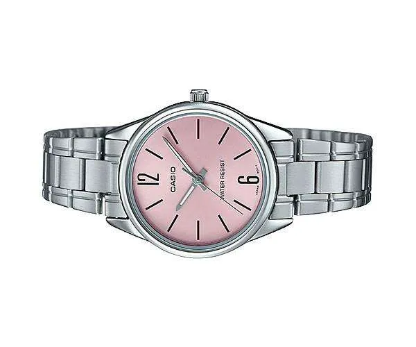 Casio LTP-V005D-4B Silver Stainless Steel Strap Watch for Women