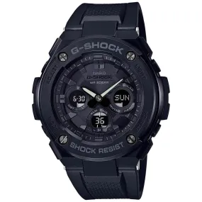 Casio Men's Quartz Watch - G-Shock Black Analog-Digital Dial Strap | GSTS300G-1A1