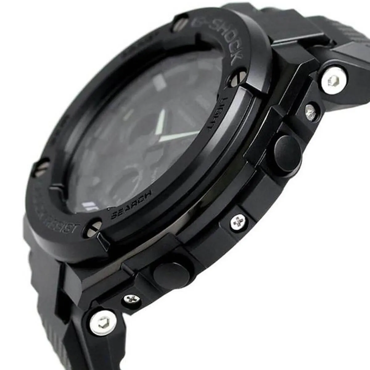 Casio Men's Quartz Watch - G-Shock Black Analog-Digital Dial Strap | GSTS300G-1A1