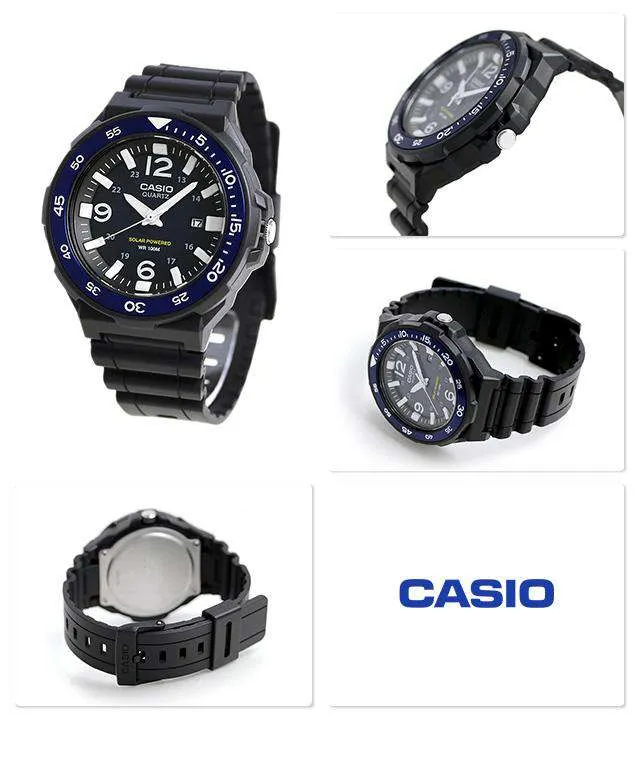 Casio MRW-S310H-2B Analog Black Resin Strap Watch for Men