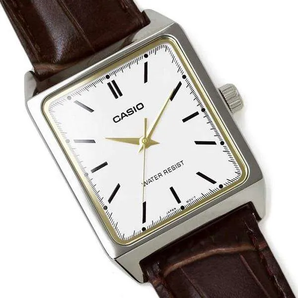 Casio MTP-V007L-7E2 Brown Leather Watch for Men