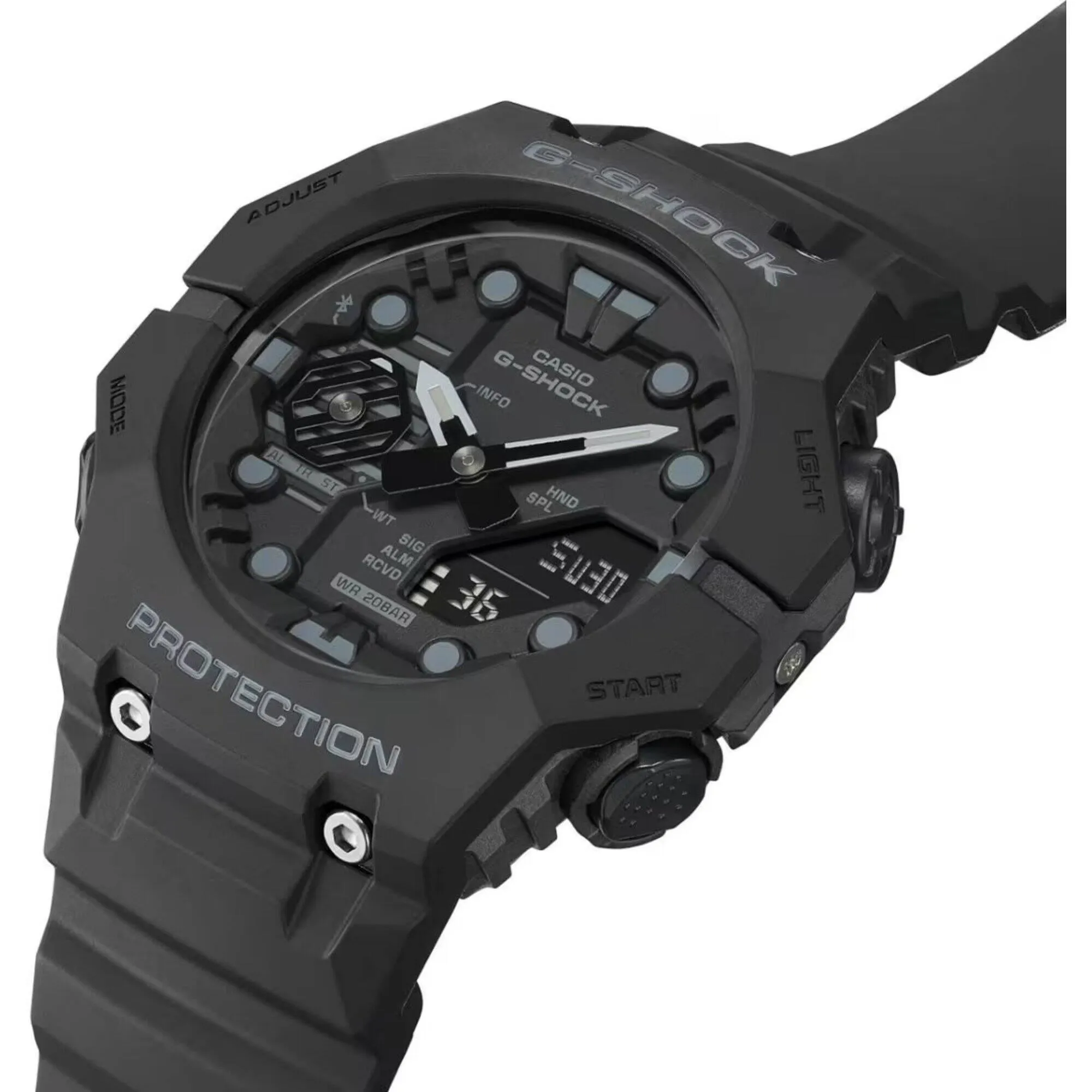 Casio Unisex Analog Digital Watch - G-Shock B001 Series Black Dial Strap | GAB001-1A