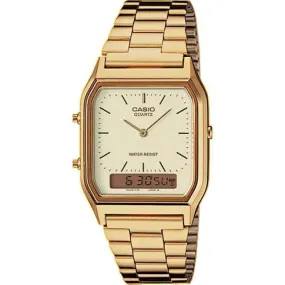 Casio Vintage AQ-230GA-9D Gold Plated Watch Unisex