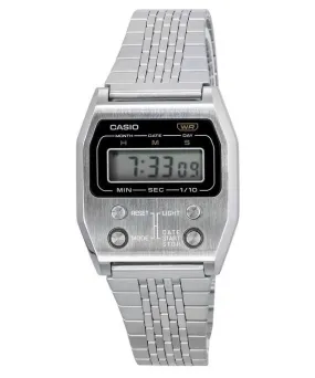 Casio Vintage Digital Stainless Steel Quartz A1100D-1 Unisex Watch