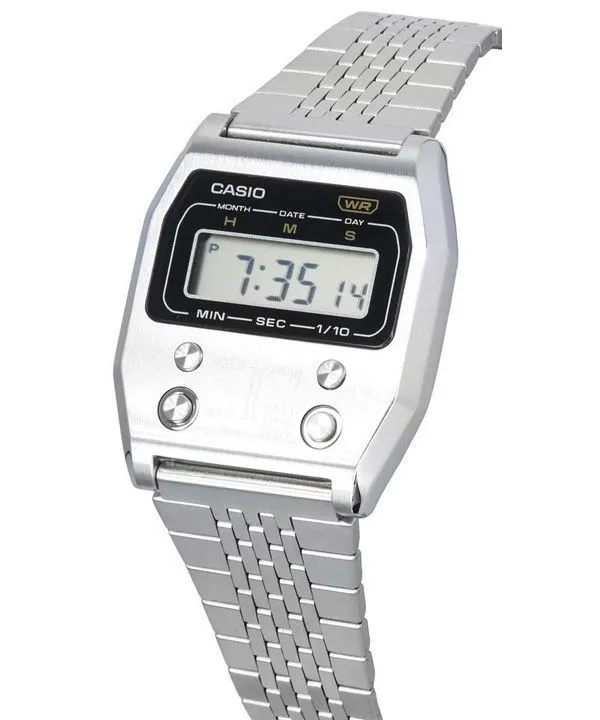 Casio Vintage Digital Stainless Steel Quartz A1100D-1 Unisex Watch