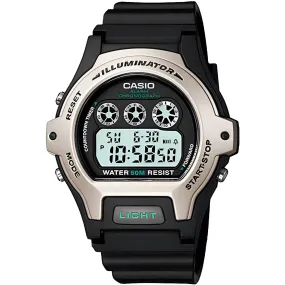 Casio Women's Watch - Daily Alarm Grey and Black Digital Dial Resin Strap | LW-202H-1A