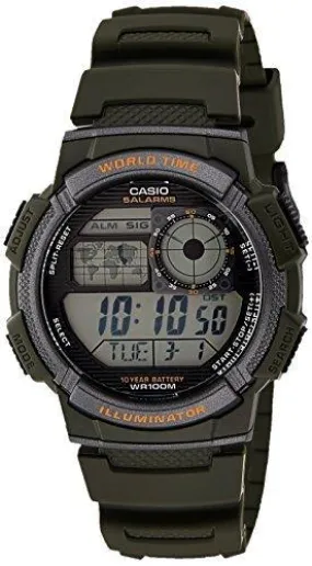 Casio Youth Digital Grey Dial Men's Watch - AE-1000W-3AVDF(D119)