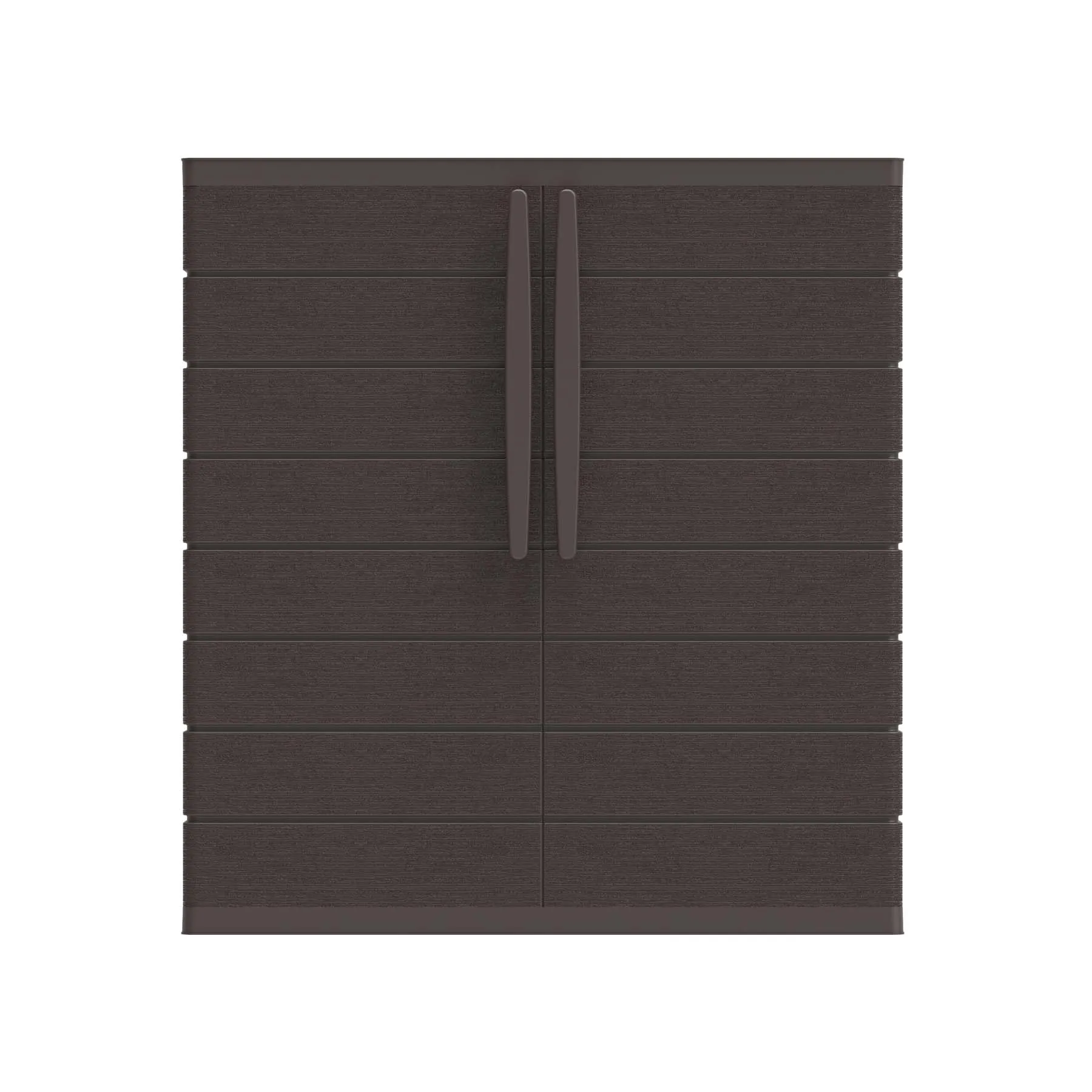 Cedar Grain Vertical Cabinet Storage Short (Brown)