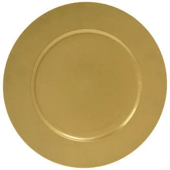 Charger Plates Gold - Rental