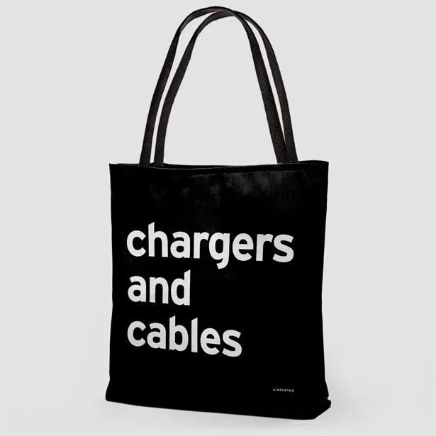 Chargers And Cables - Tote Bag