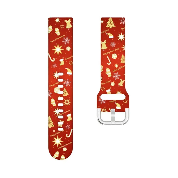 Christmas Watch Straps compatible with the Seiko 20mm Range