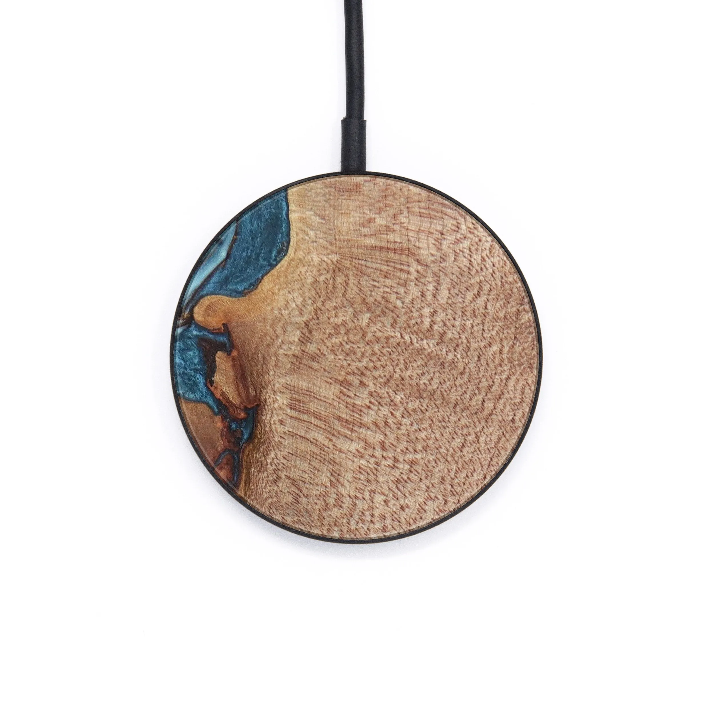 Circle Burl Wood Wireless Charger - Breanna (Maple Burl, 617866)