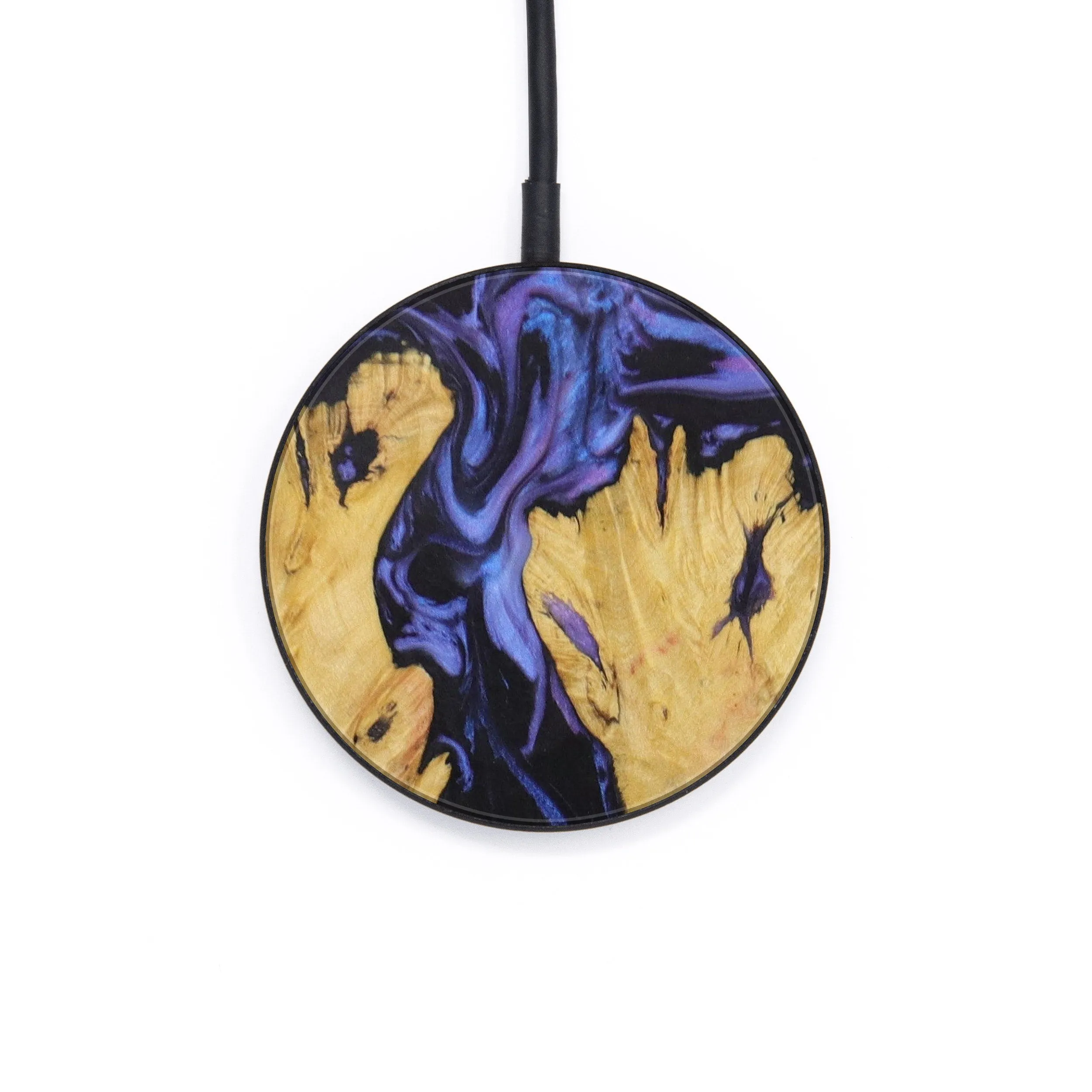 Circle Wood Resin Wireless Charger - Alecia (Artist Pick, 612556)