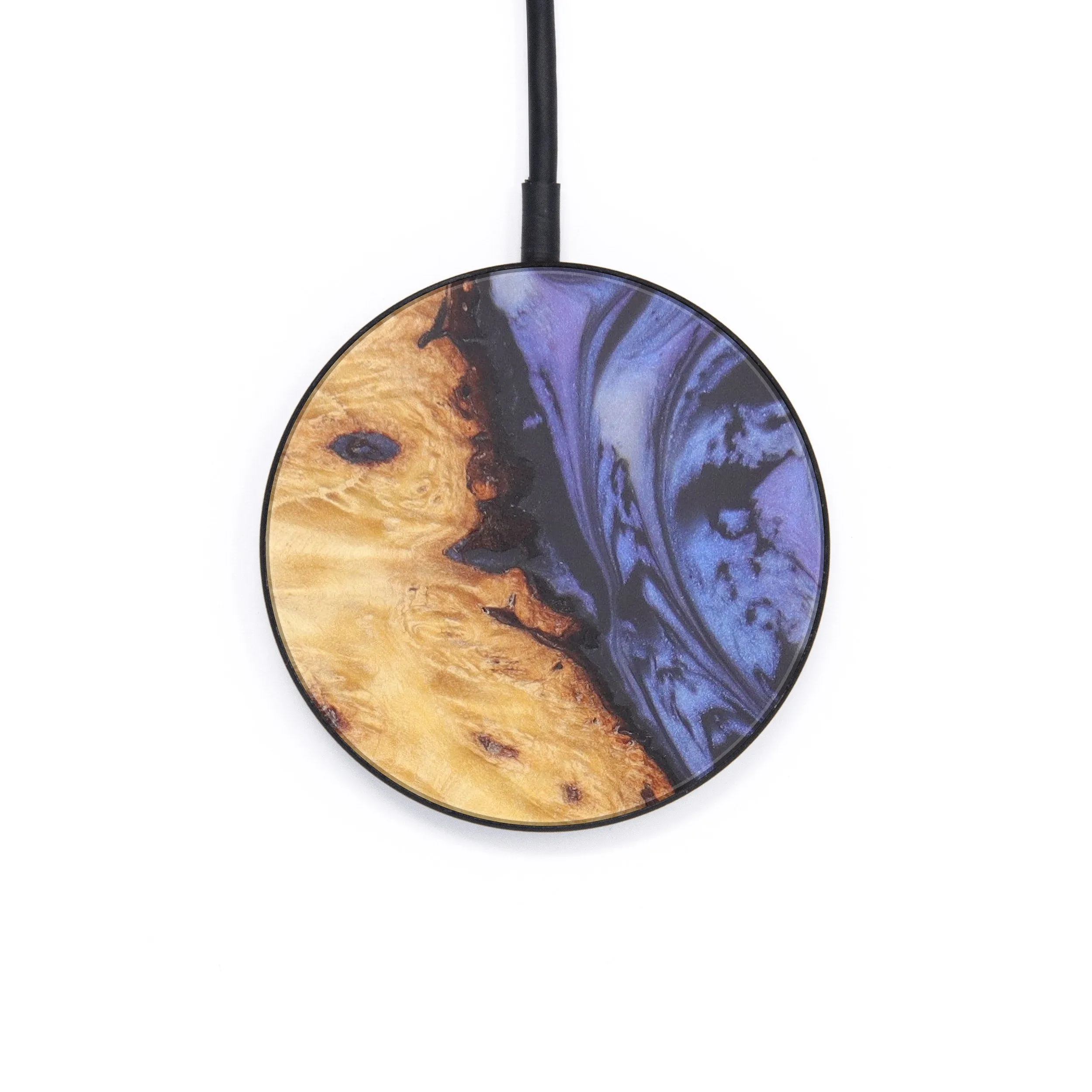 Circle Wood Resin Wireless Charger - Alyssa (Artist Pick, 607069)