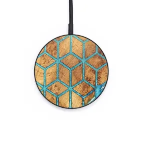 Circle Wood Resin Wireless Charger - Ari (Pattern, 705401)