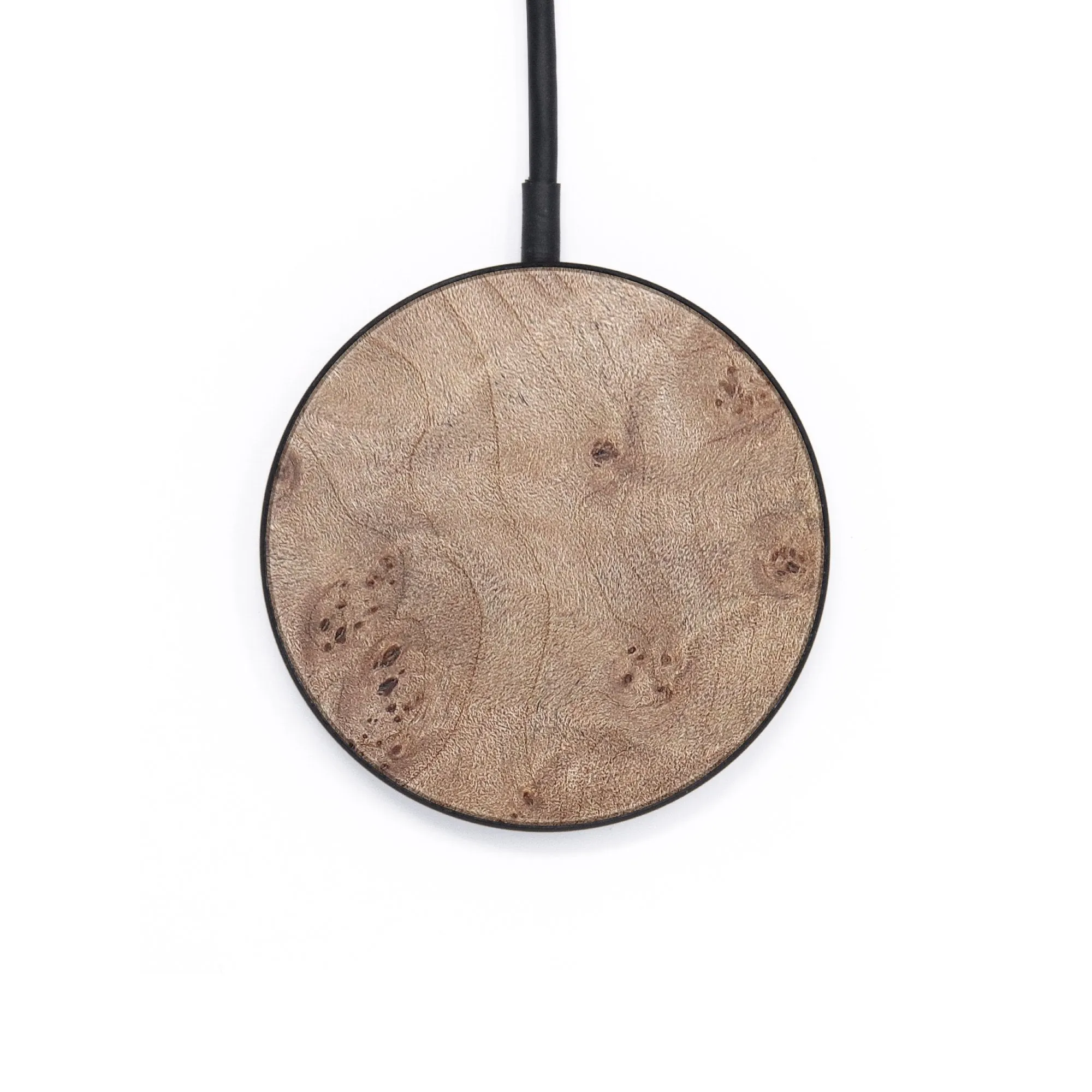 Circle Wood Resin Wireless Charger - Calvin (Wood Burl, 696923)