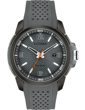 Citizen DRIVE AR Mens Sport Watch - Gray Dial - Gray Stainless - Date - Strap