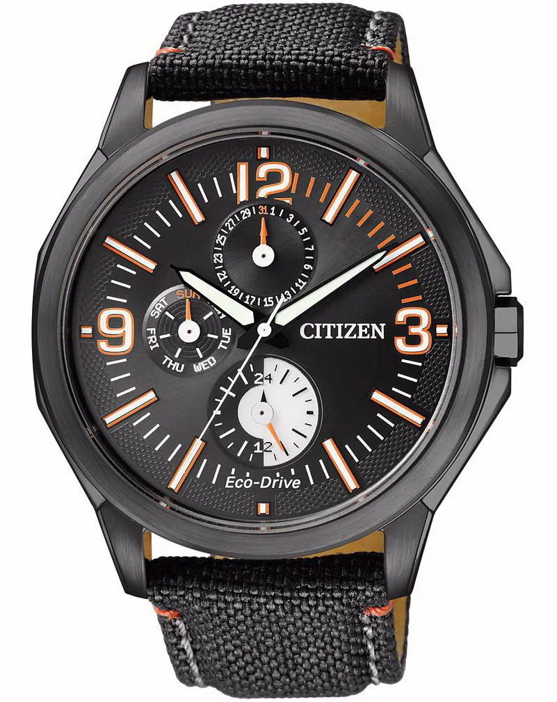 Citizen Eco-Drive Power Reserve Nylon Band Men's Watch AP4005-11E