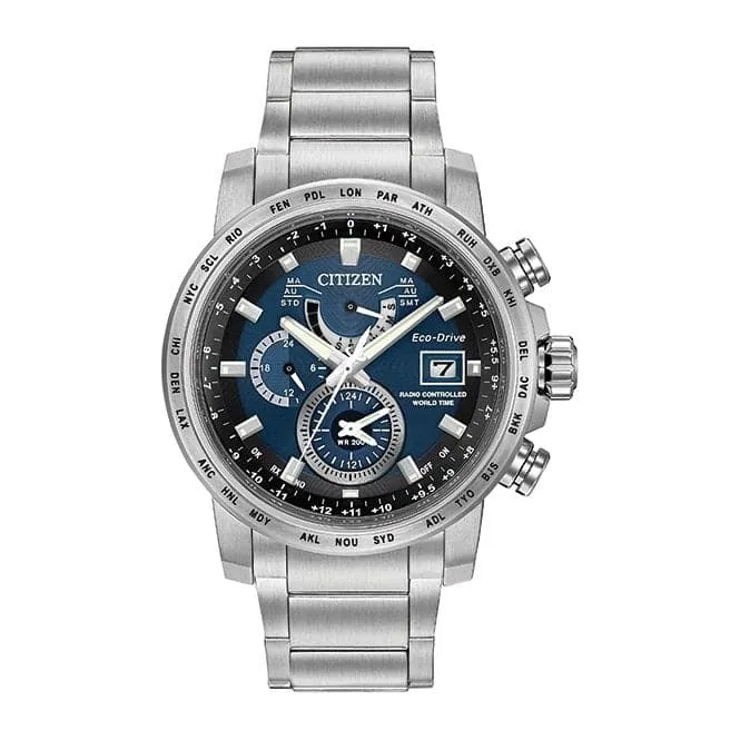 Citizen Gents Eco Drive World Time A-T Watch AT9070-51L