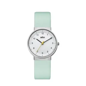 Classic Turquoise Leather Analog Display Japanese Quartz Watch