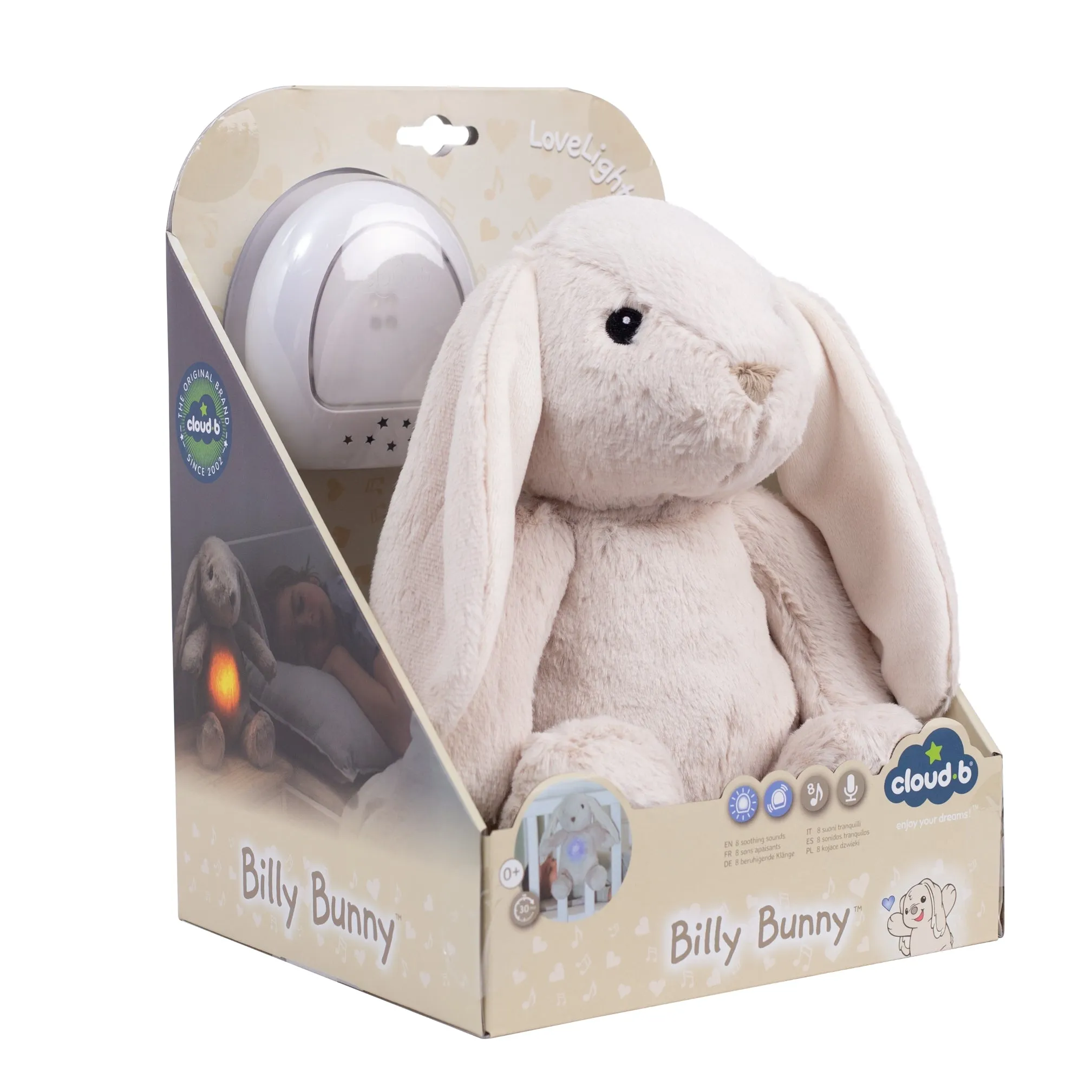 Cloud b -Love Light Buddies | Billy Bunny Soothing Sound Machine