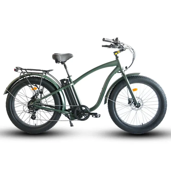 Coastal Cruiser 750W 52V Fat Tire Step Over 26" x 4" Beach Cruiser Electric Bike