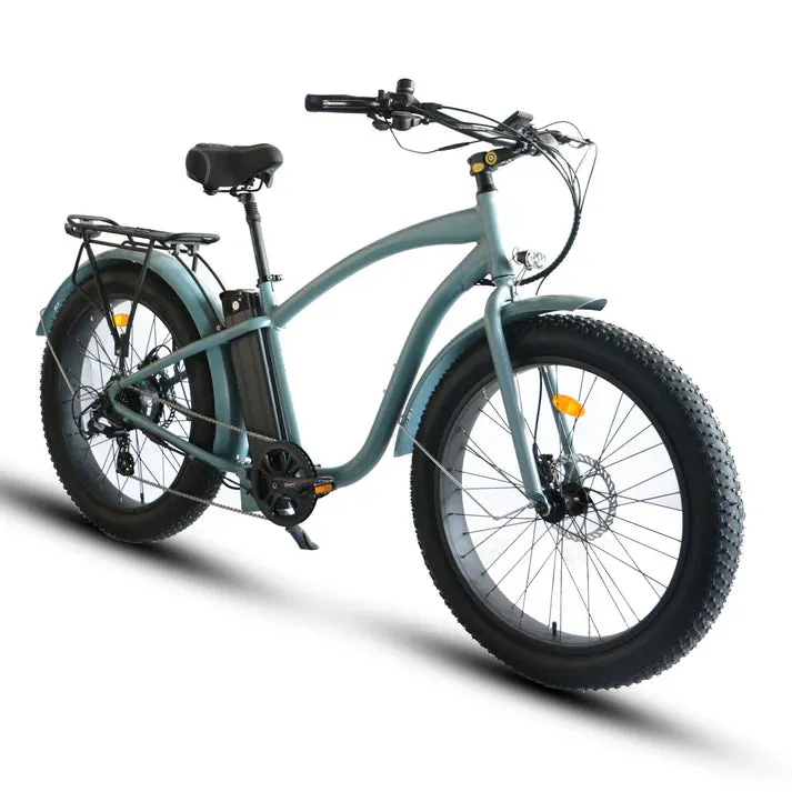 Coastal Cruiser 750W 52V Fat Tire Step Over 26" x 4" Beach Cruiser Electric Bike