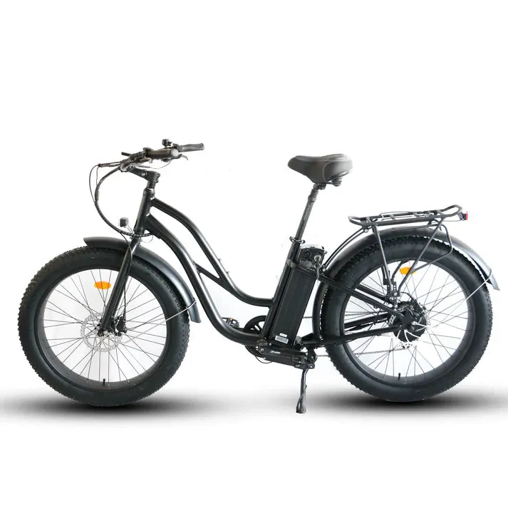 Coastal Cruiser 750W 52V Fat Tire Step-Thru 26" x 4" Beach Cruiser Electric Bike