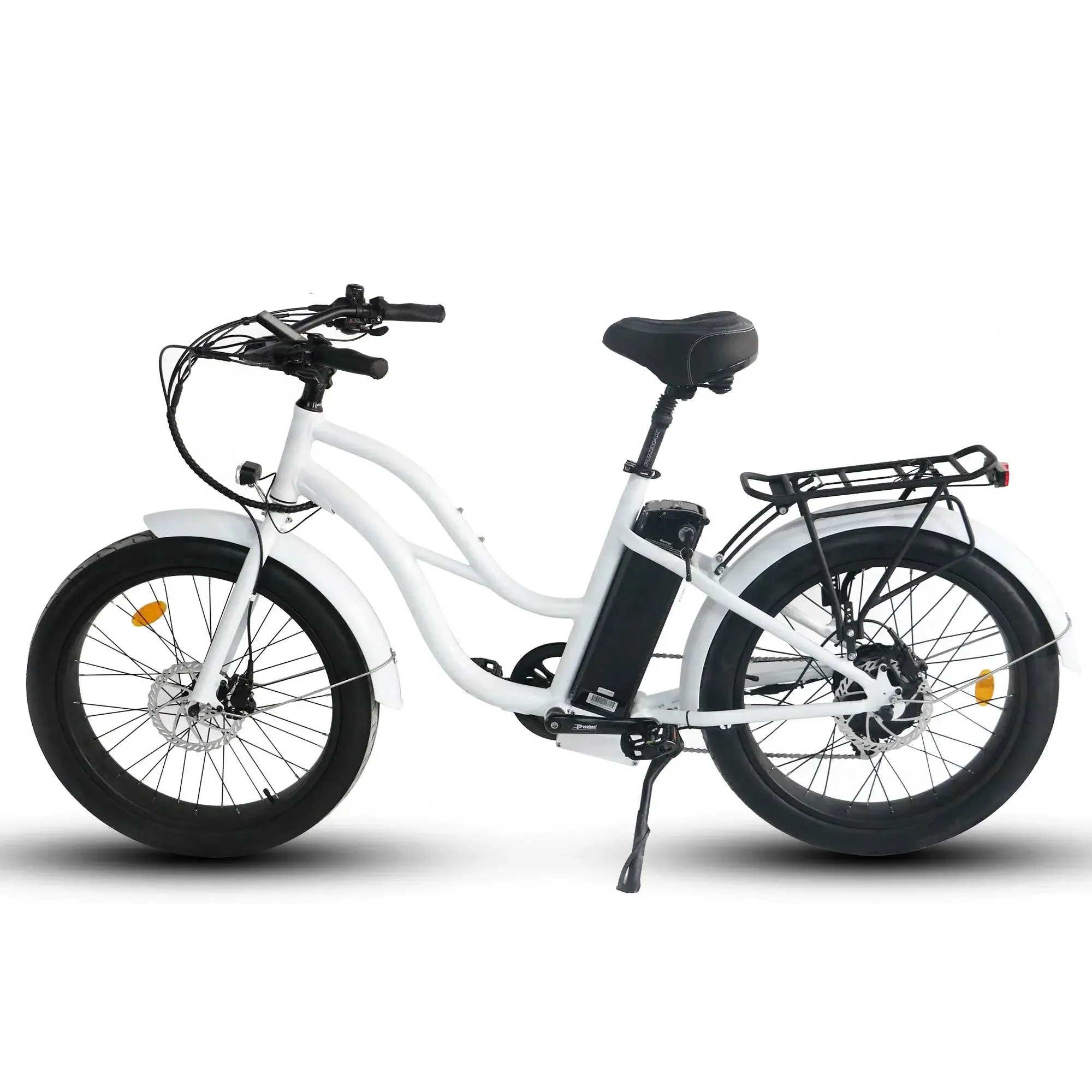 Coastal Cruiser Beach Cruiser 750W 52V 24x3 Step-Thru Electric Bike