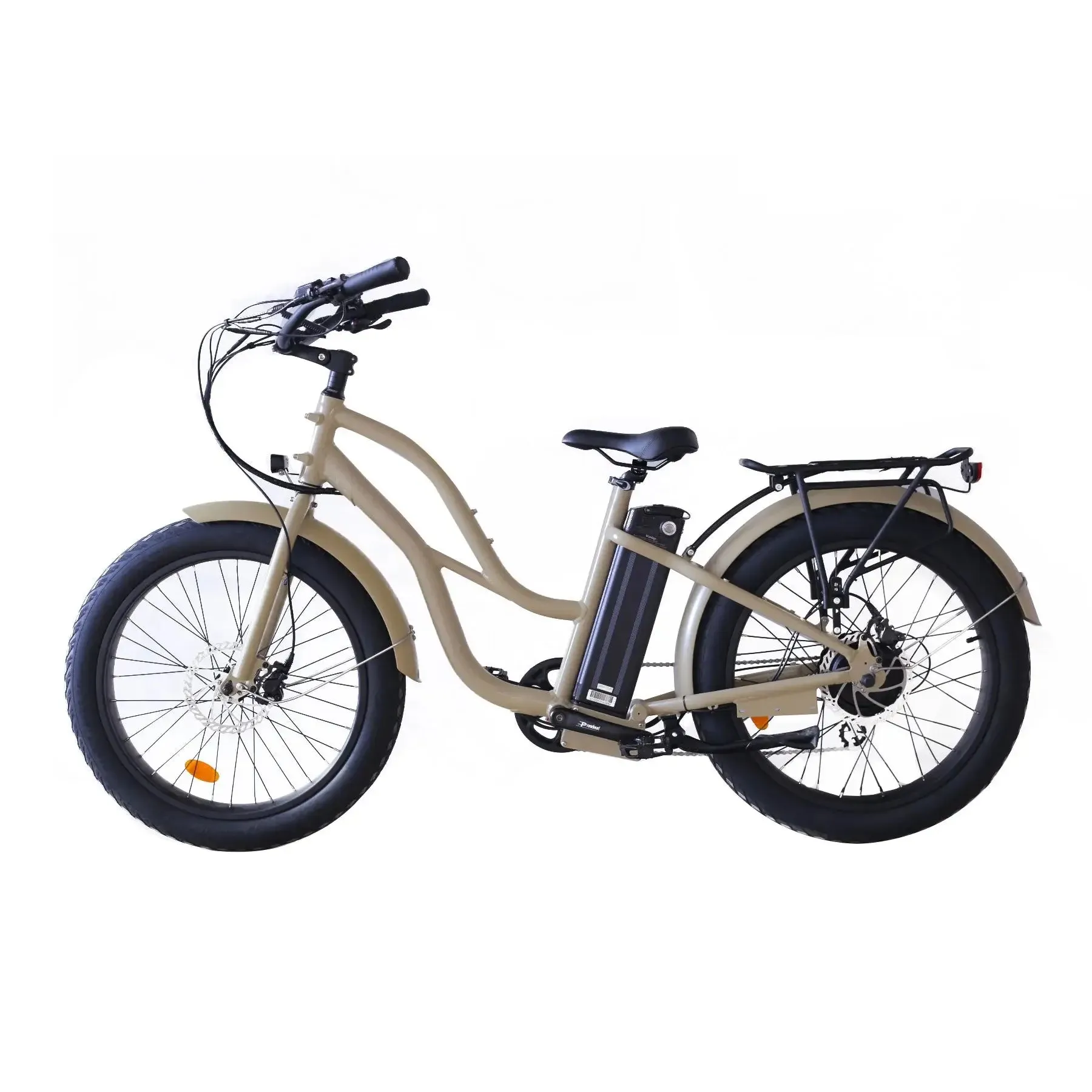 Coastal Cruiser Beach Cruiser 750W 52V 24x3 Step-Thru Electric Bike