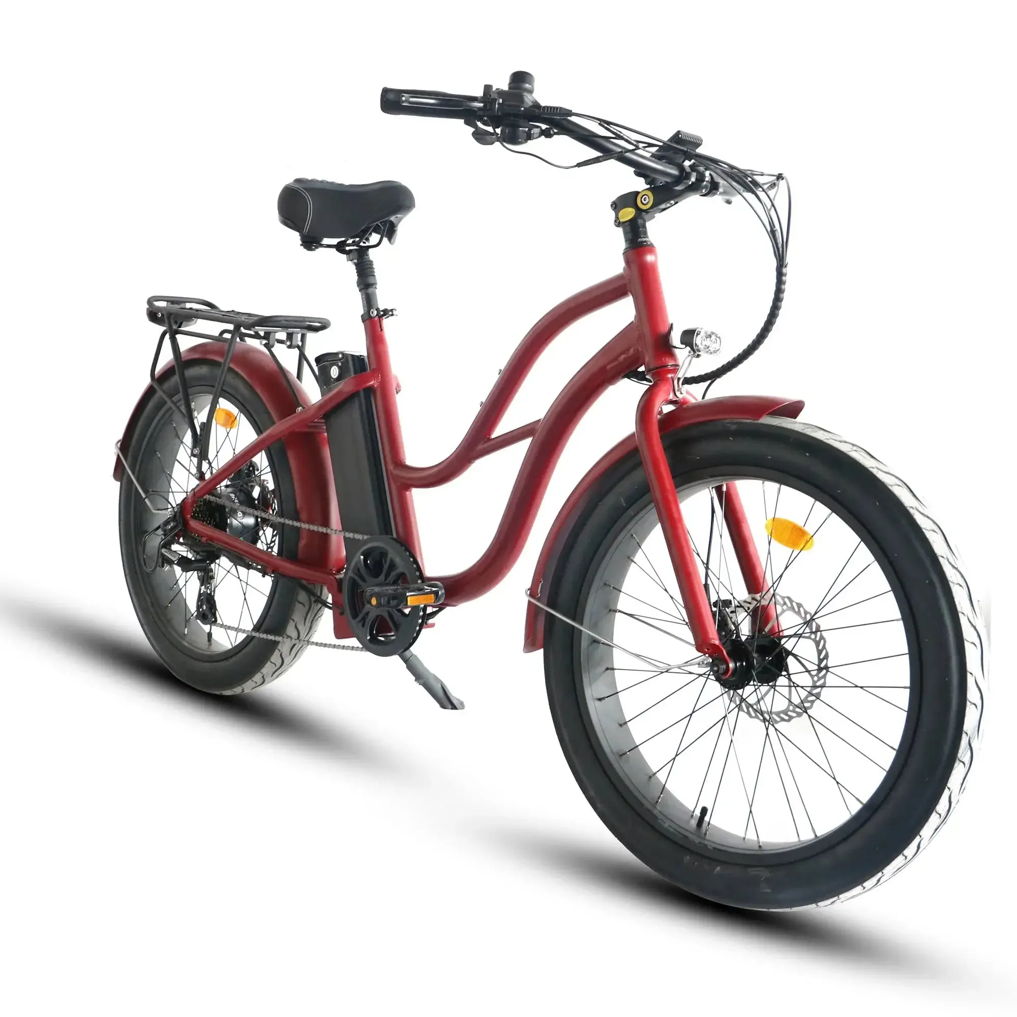 Coastal Cruiser Beach Cruiser 750W 52V 24x3 Step-Thru Electric Bike