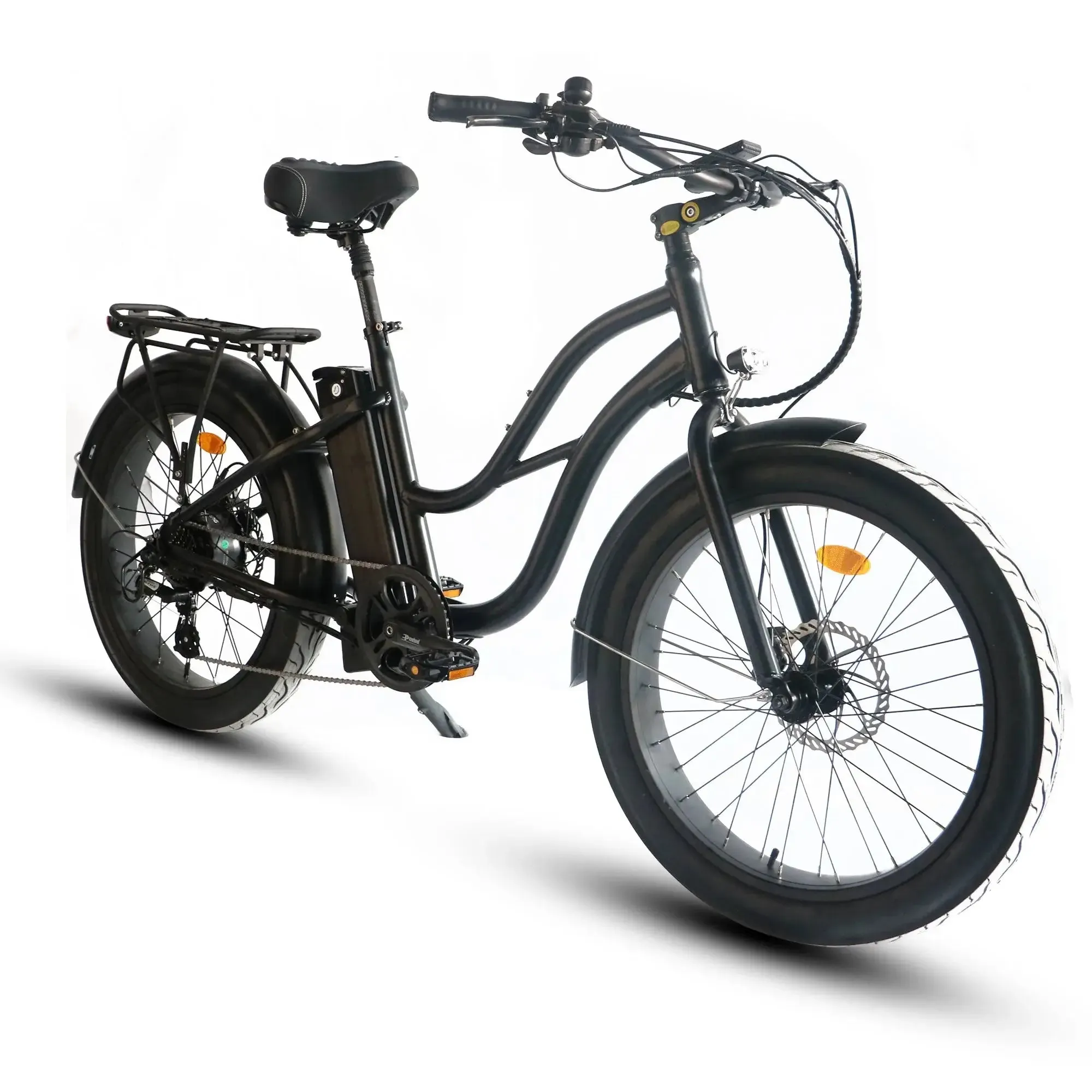 Coastal Cruiser Beach Cruiser 750W 52V 24x3 Step-Thru Electric Bike