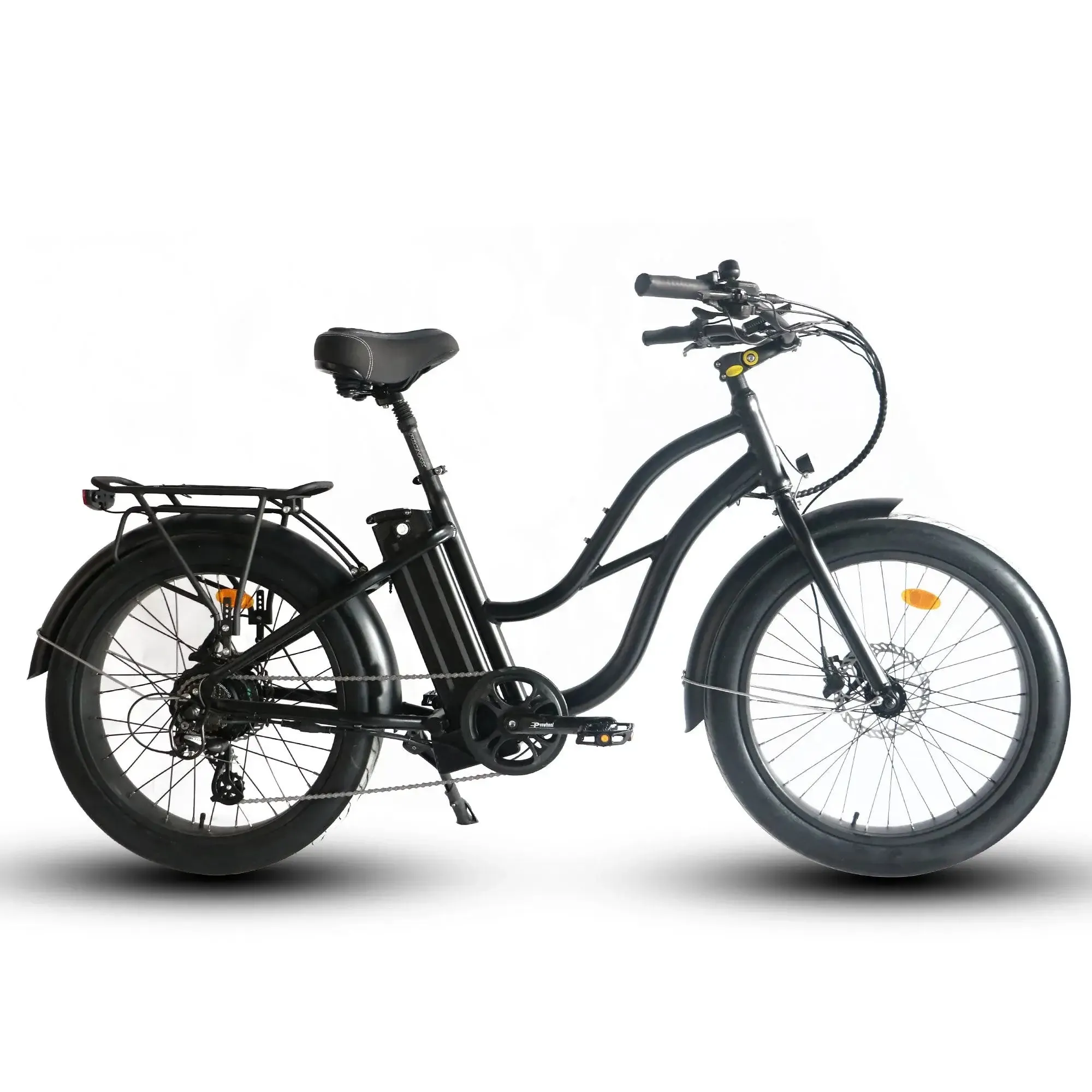 Coastal Cruiser Beach Cruiser 750W 52V 24x3 Step-Thru Electric Bike