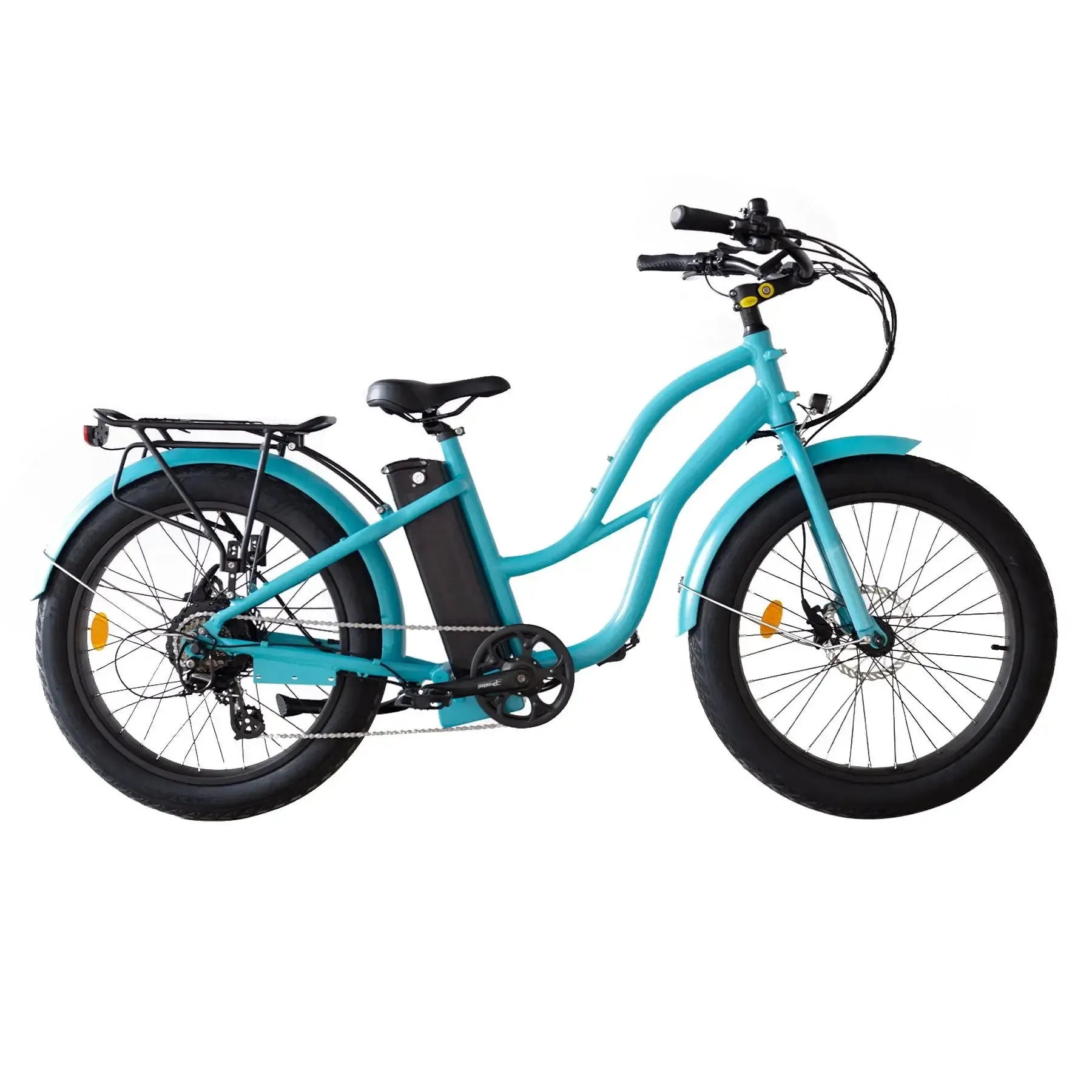 Coastal Cruiser Beach Cruiser 750W 52V 24x3 Step-Thru Electric Bike