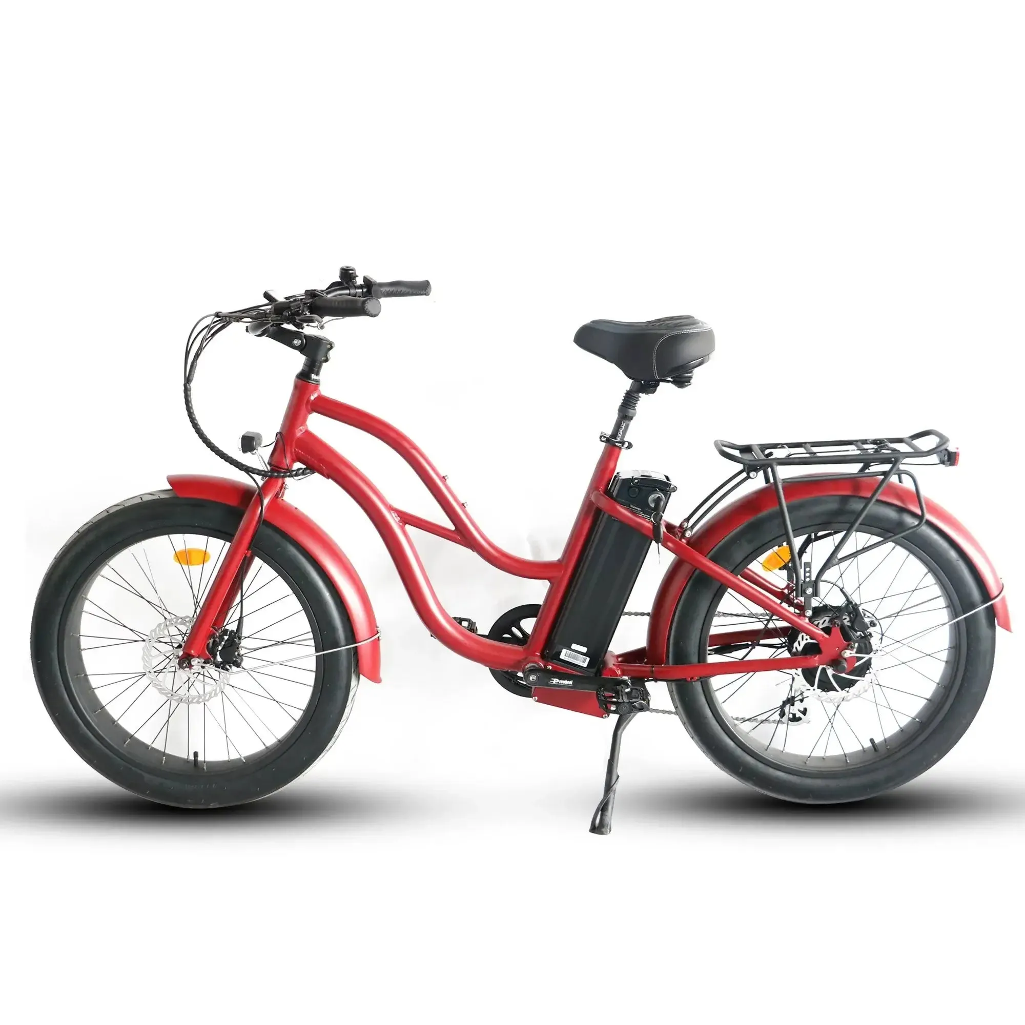 Coastal Cruiser Beach Cruiser 750W 52V 24x3 Step-Thru Electric Bike