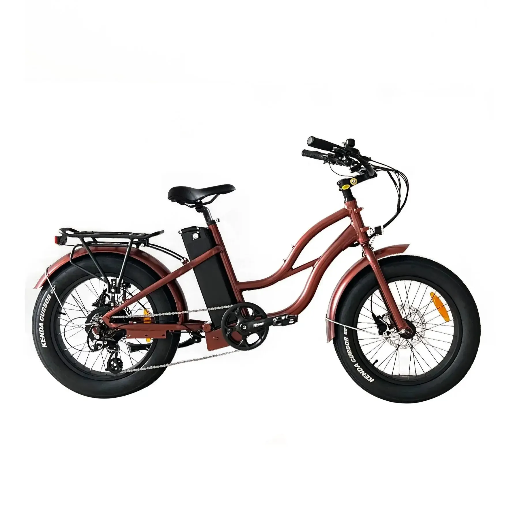 Coastal Cruiser Beach Cruiser 750W 52V 24x3 Step-Thru Electric Bike