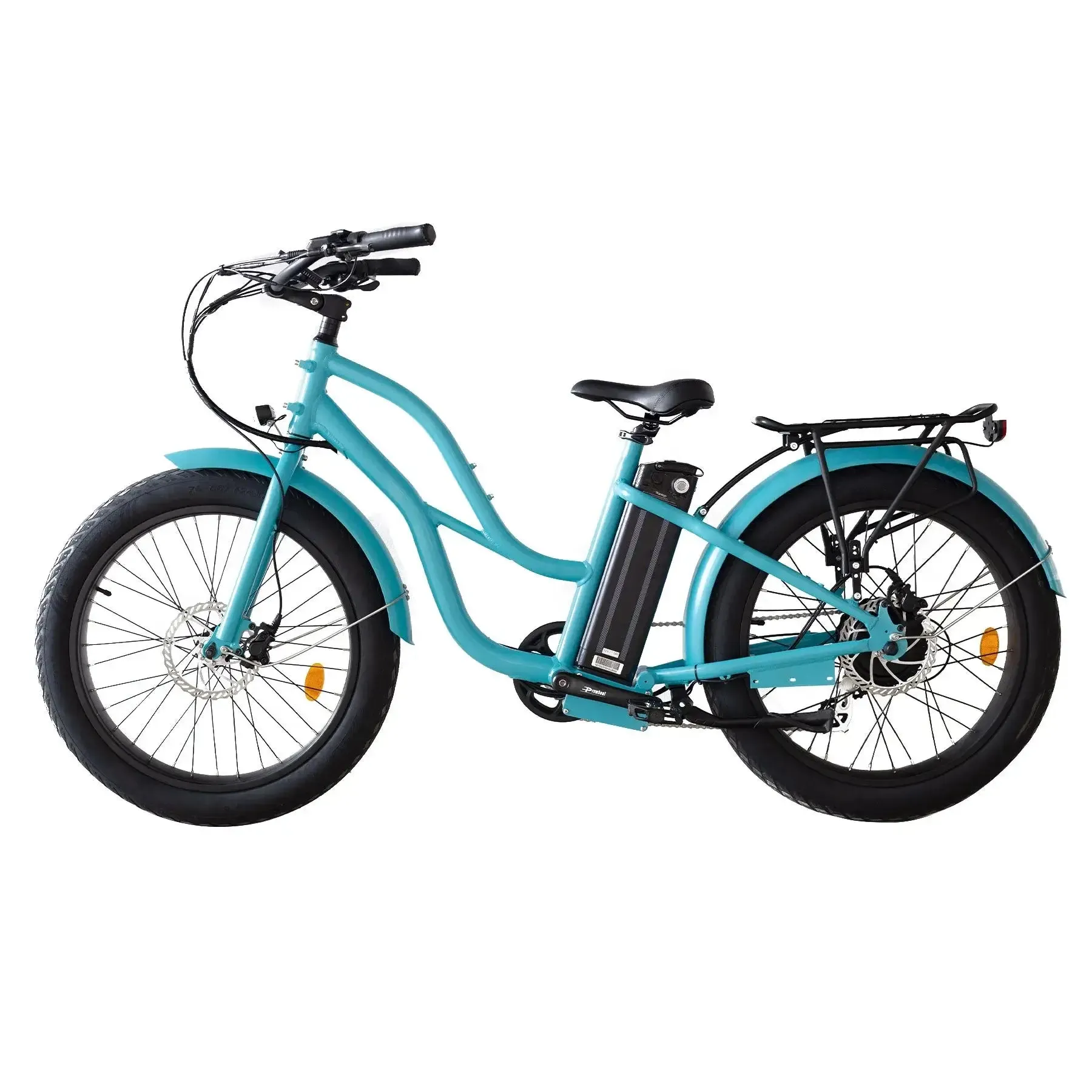 Coastal Cruiser Beach Cruiser 750W 52V 24x3 Step-Thru Electric Bike