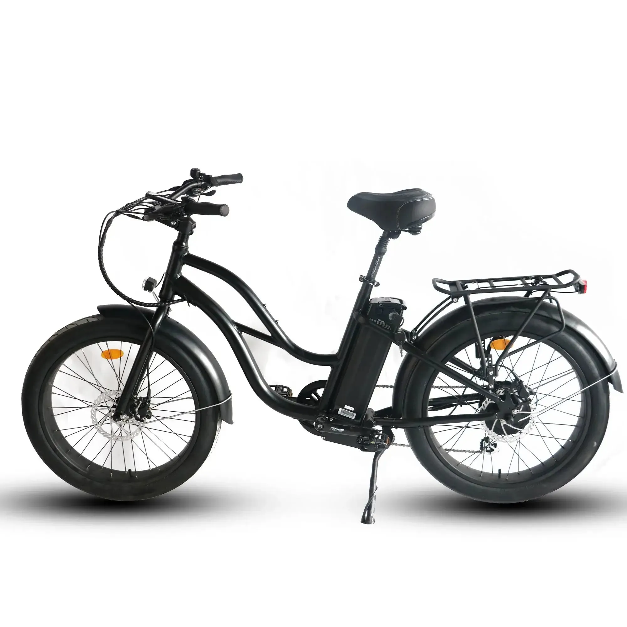 Coastal Cruiser Beach Cruiser 750W 52V 24x3 Step-Thru Electric Bike