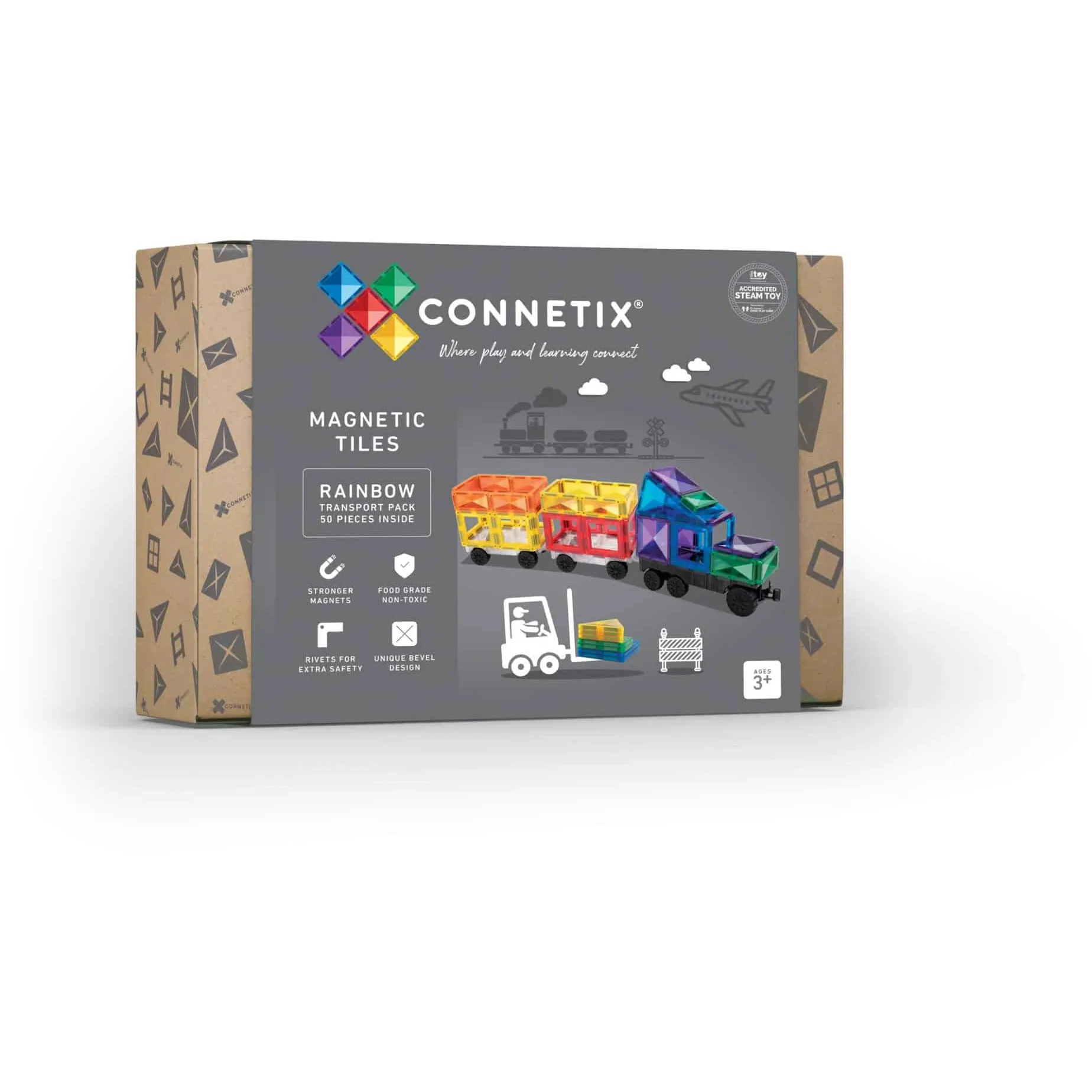 Connetix | Rainbow Transport Pack 50 pc