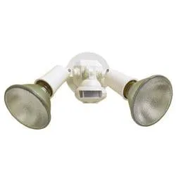 Cooper Lighting MS34W 110 Degree Motion Detector Floodlight, White